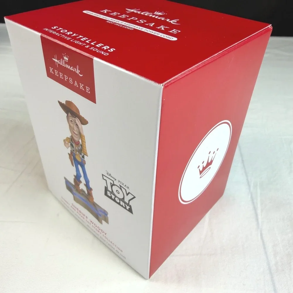 Hallmark Ornament Toy Story Woody Storytellers Light Sound‎ QXD7275 New in Box
